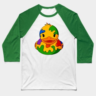 Messy Rubber Duck Baseball T-Shirt